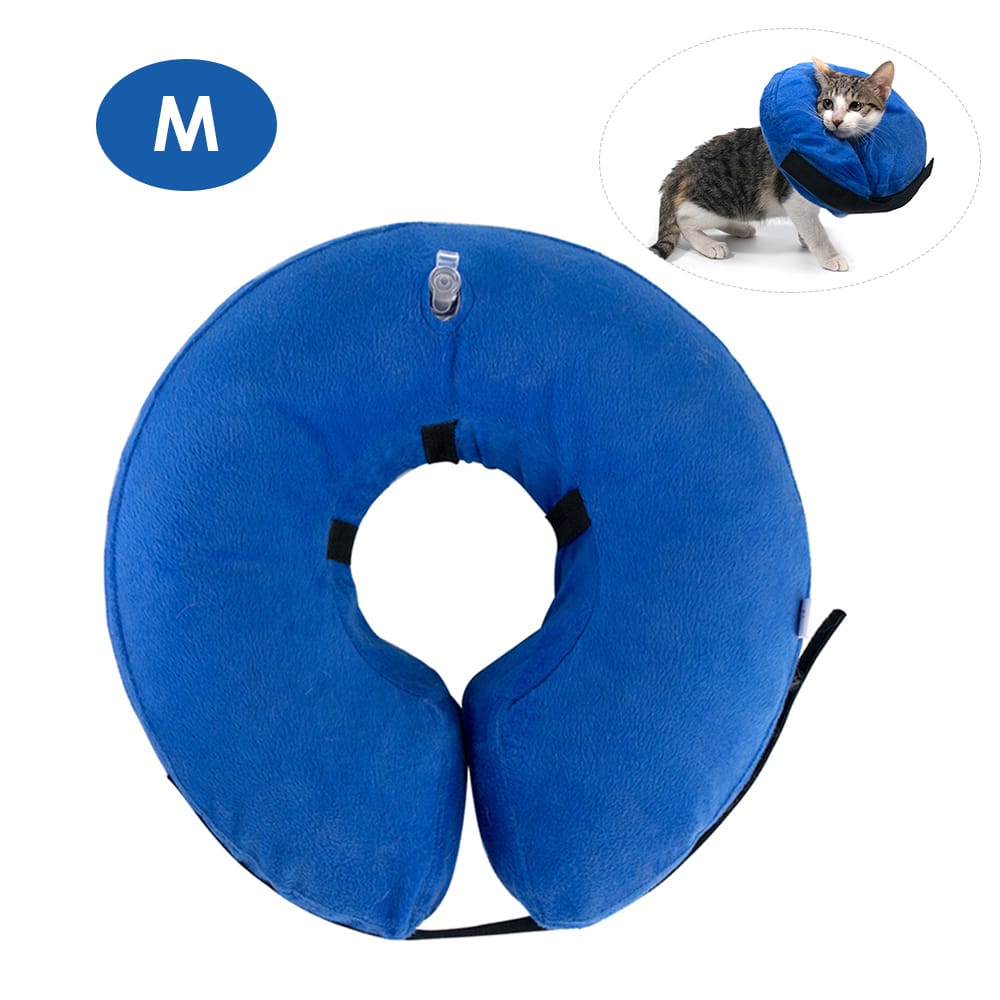 Pet Protective Inflatable Collar Soft Comfortable Washable - M