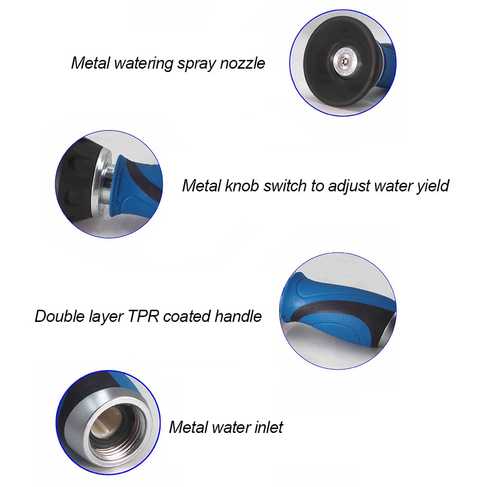 Garden Water Gun Hose Nozzle Mutifunctional Watering Sprayer