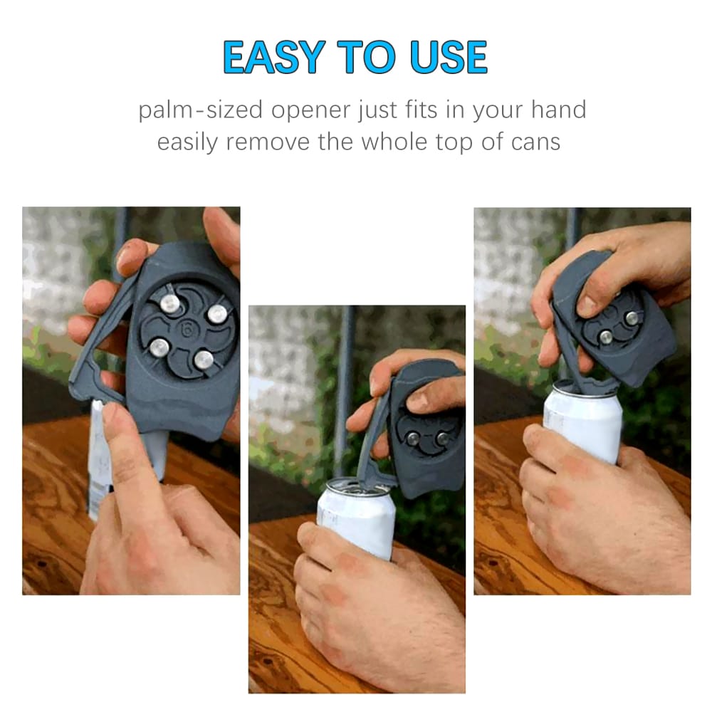 Go Swing Topless Can Opener Effortless Manual Can Opener Bar