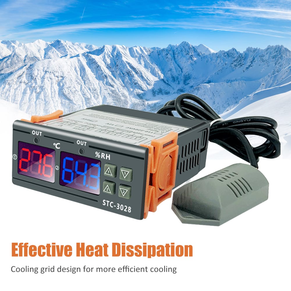 STC-3028 Digital Temperature Humidity Controller Meter - 220V