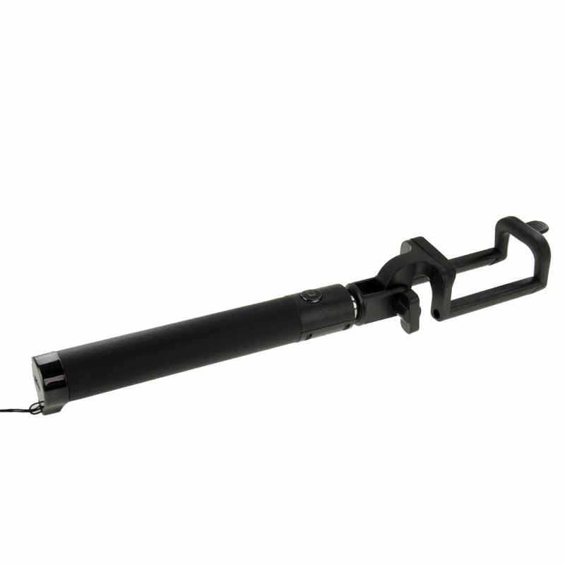Adjustable Bluetooth Wireless Self-timer Handheld Monopod, For iPhone, Galaxy, Huawei, Xiaomi, LG, HTC and Other Smart Phones, Extended Length: 80cm, Folding Length: 17cm (Blue)