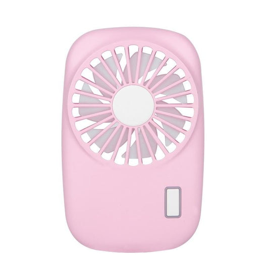 Portable Hand Held USB Rechargeable Mini Fan (Pink)