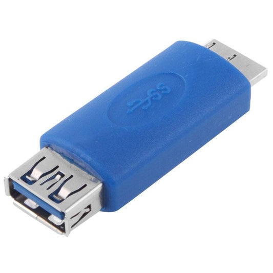 Super Speed USB 3.0 AF to USB 3.0 Micro-B Male Adapter (Blue)