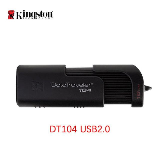 Kingston USB Flash Drive 16GB 32GB pendrive 64GB memoria usb stick USB Pen Disk Stick DT100G3 USB 3.0 flash drive usb stick gift, Capacity:16GB (DT104)