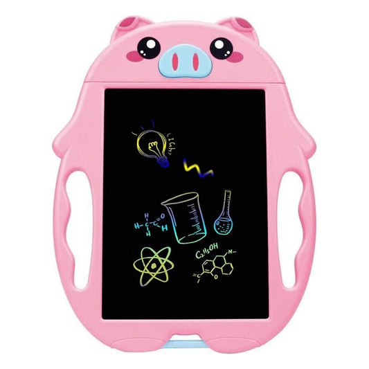 9 inch Children Cartoon Handwriting Board LCD Electronic Writing Board, Size:Color  Screen (Pink Pig)