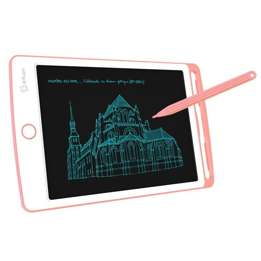 WP9308 8.5 inch LCD Writing Tablet High Brightness Handwriting Drawing Sketching Graffiti Scribble Doodle Board for Home Office Writing Drawing (Pink)