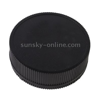 Camera Body Cover & Rear Lens Cap for Leica R (Black)