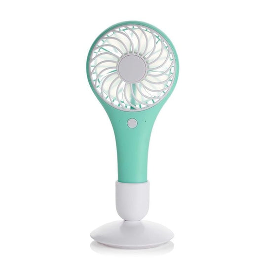 Outdoor Portable USB Rechargeable Mini Desk Cooling Handheld Fan, 2 Speeds (Style2)