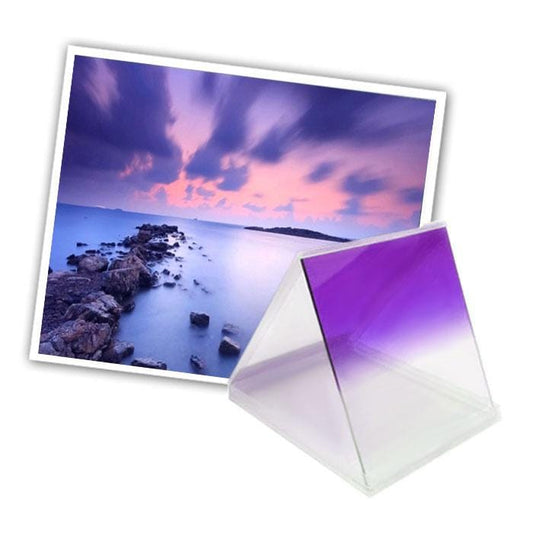Square Gradual Change Purple Color Lens Filter (Purple)