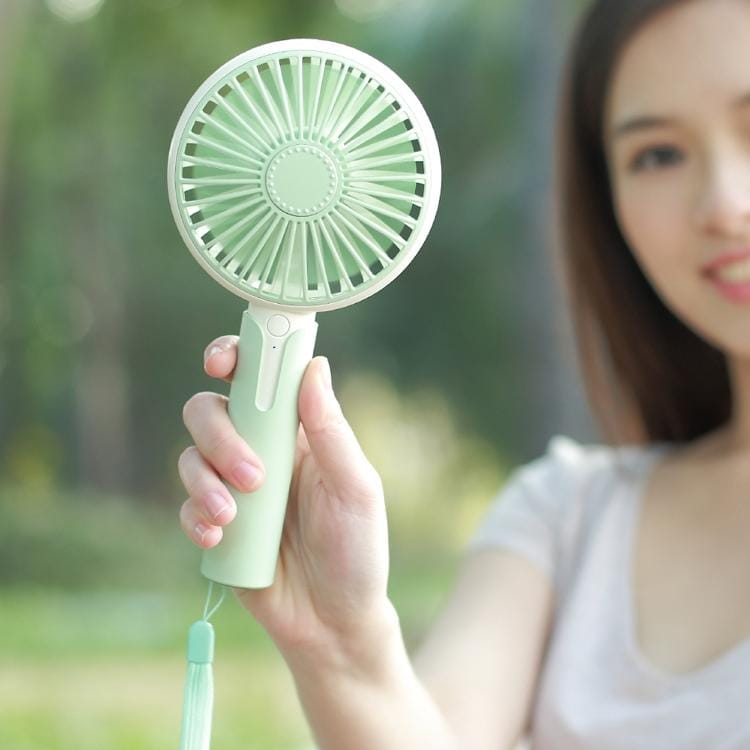 XO MF02 Multi-function Portable Aromatherapy Electric Handheld Fan, with 3 Speed Control (Green)
