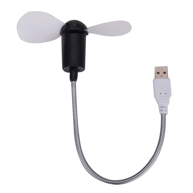 Portable USB Powered 2-Blade Mini Fan, Length: 32cm (Pink)
