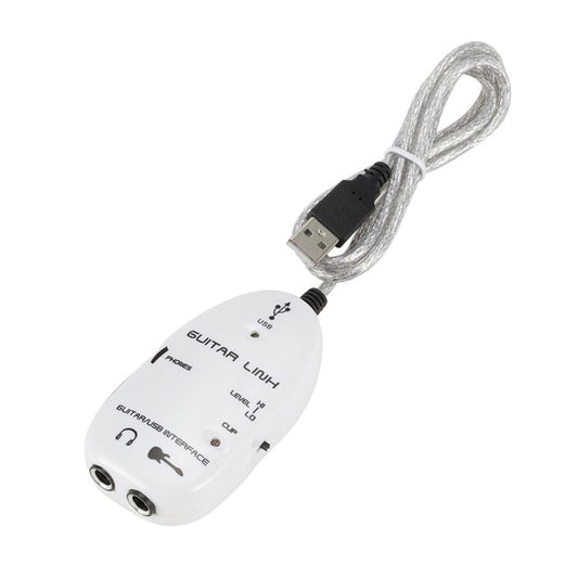 Guitar to USB Interface Link Cable Adapter Audio Connector