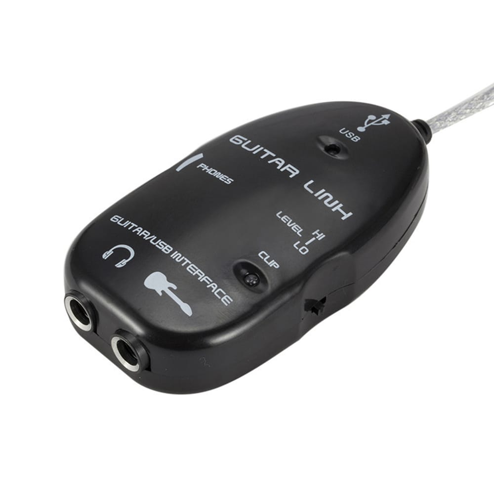 Guitar to USB Interface Link Cable Adapter Audio Connector