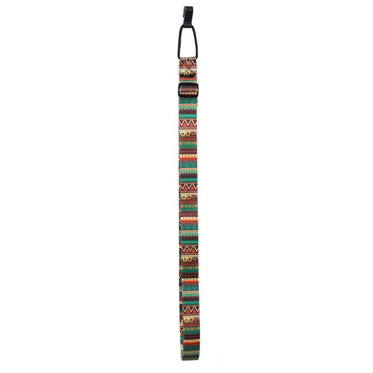 Colorful Ukulele Straps Thermal Transfer Ribbon Ethnic Style