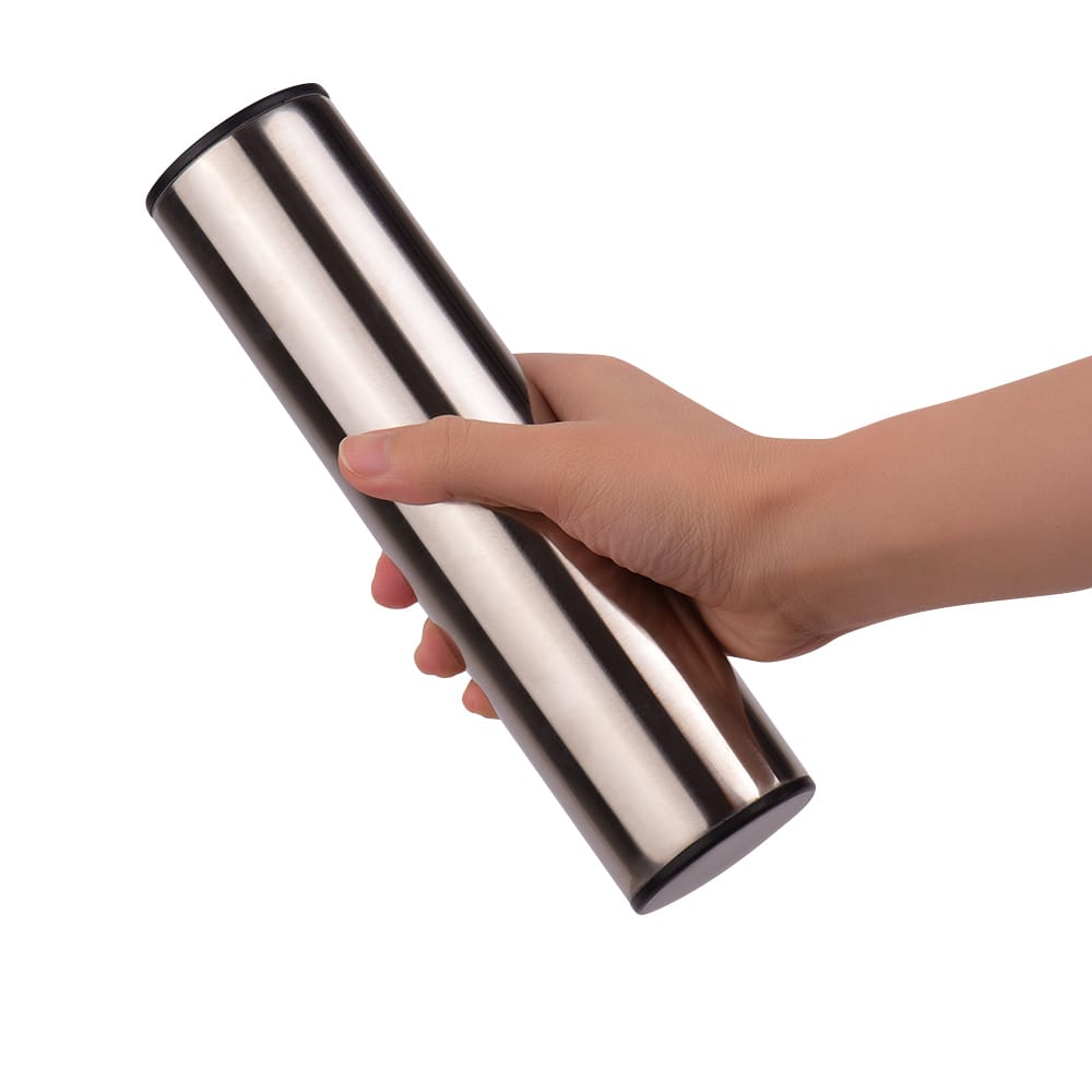 Cylinder Sand Shaker Rhythm Musical Toy Stainless Steel