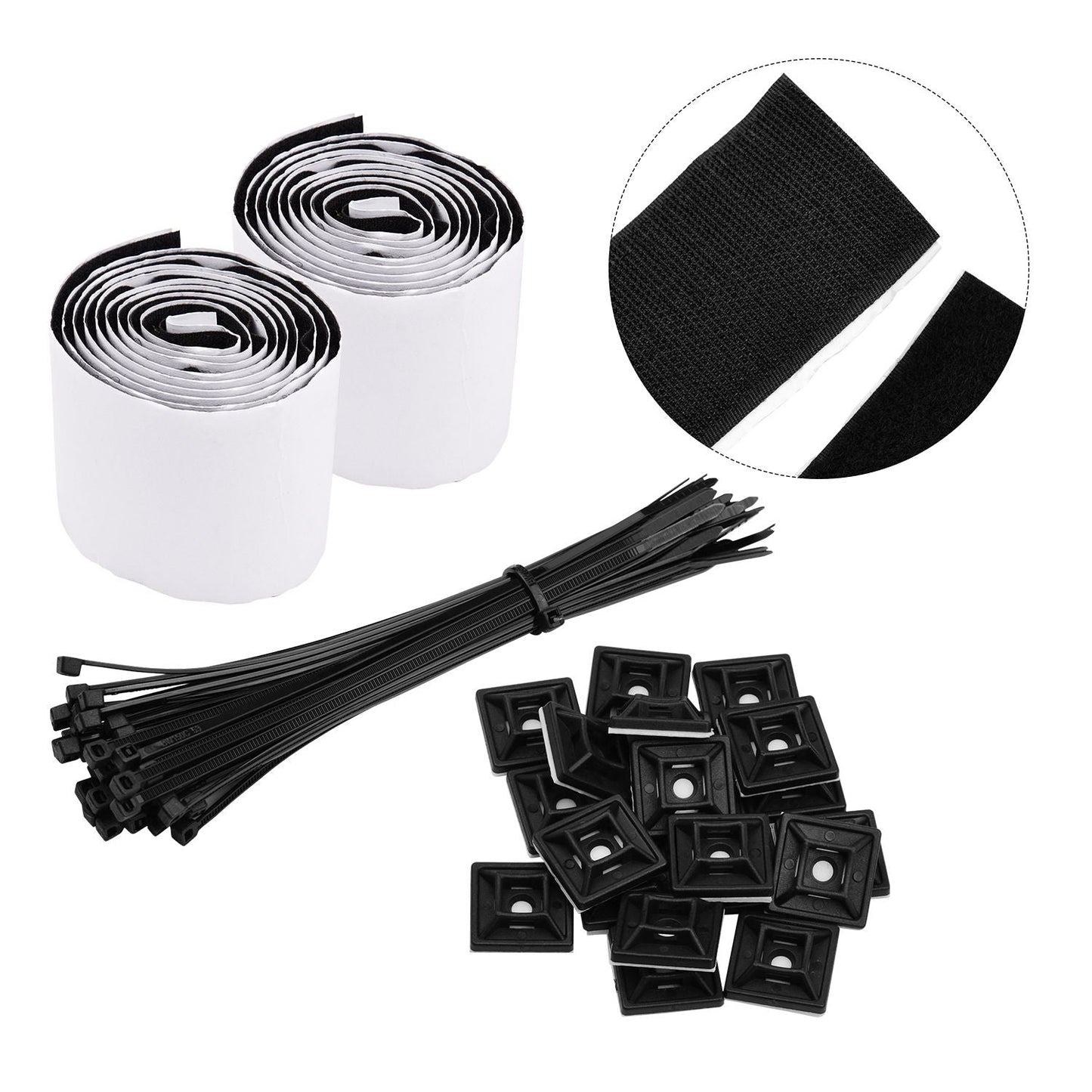 Pedalboard Organizer Kit Self Adhesive Tapes Heavy Duty