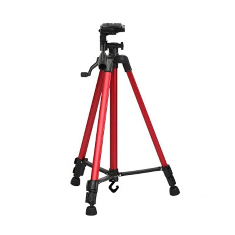 Portable Phone Live Selfie 3366 Tripod Stand DV SLR Camera Self-timer Full Light Bracket (Red)