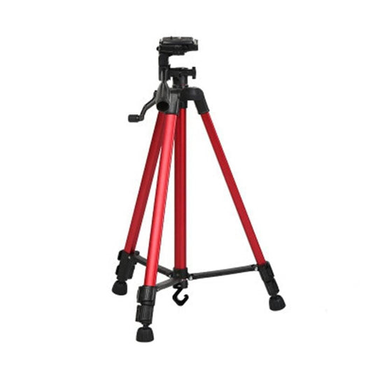 Portable Phone Live Selfie 3366 Tripod Stand DV SLR Camera Self-timer Full Light Bracket (Red)