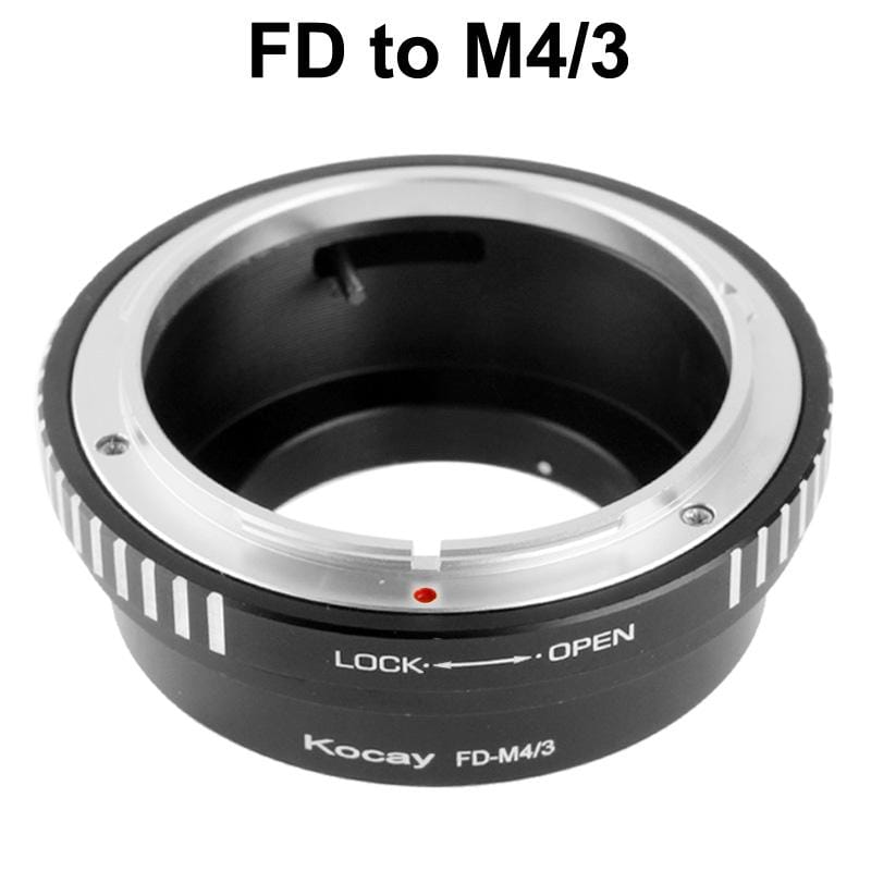 FD Lens to M4/3 Lens Mount Stepping Ring (Black)