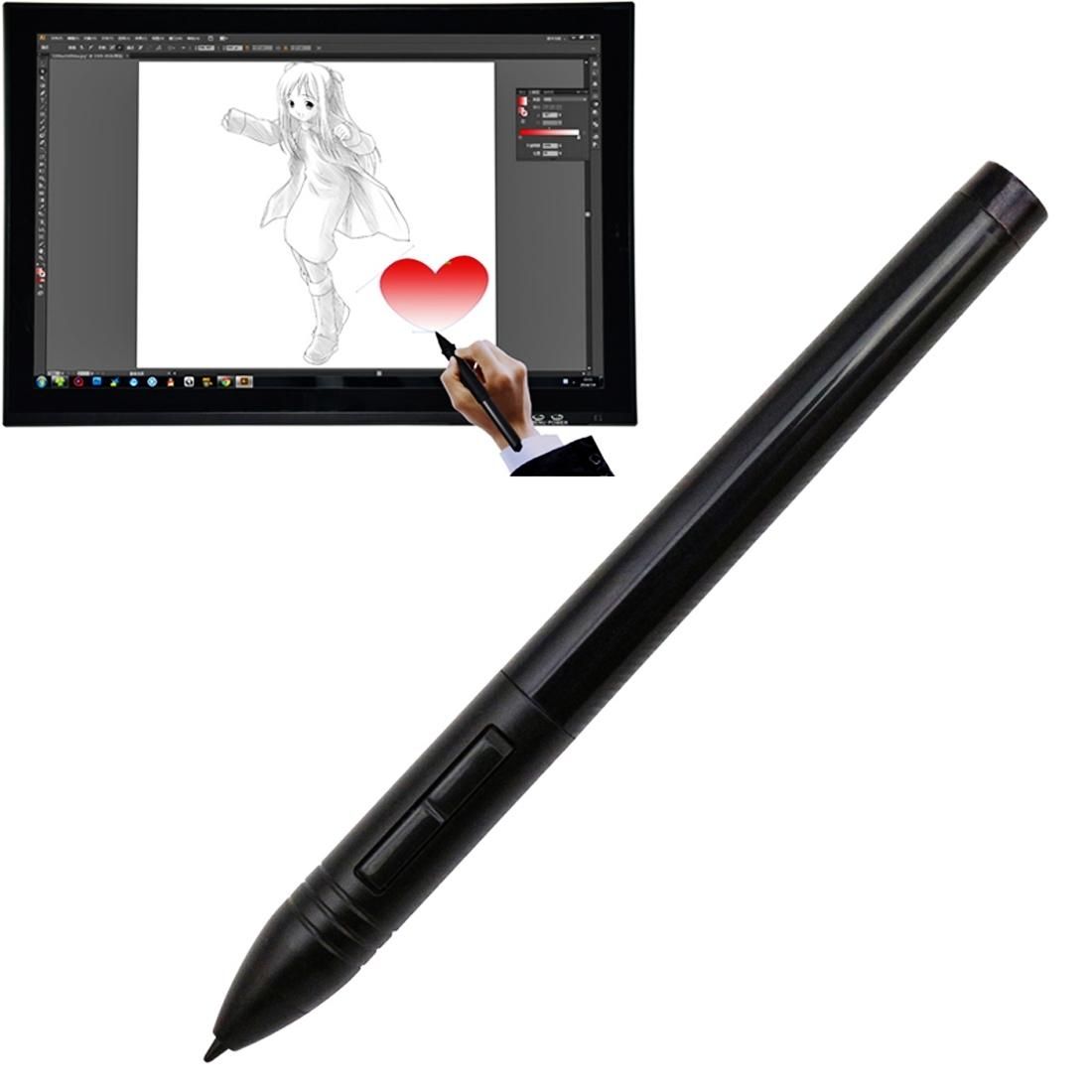Huion P801 Wireless USB Digital Pen Stylus Rechargeable Mouse Digitizer Pen for Huion Graphics Tablet (Black)