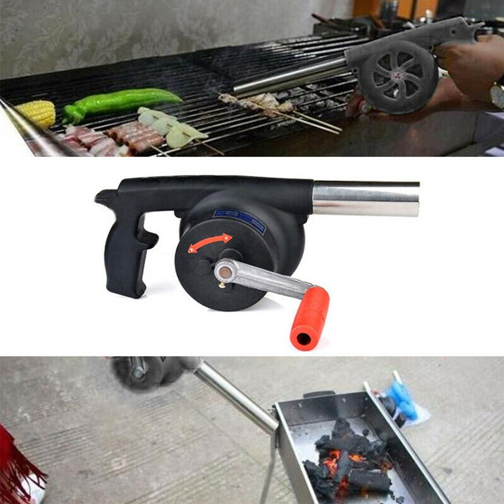 Household Barbecue Picnic Tool Manual Fan Air Blower Portable Lightweight Grill Campfire Durable Outdoor Cooking Camping BBQ Air Blower