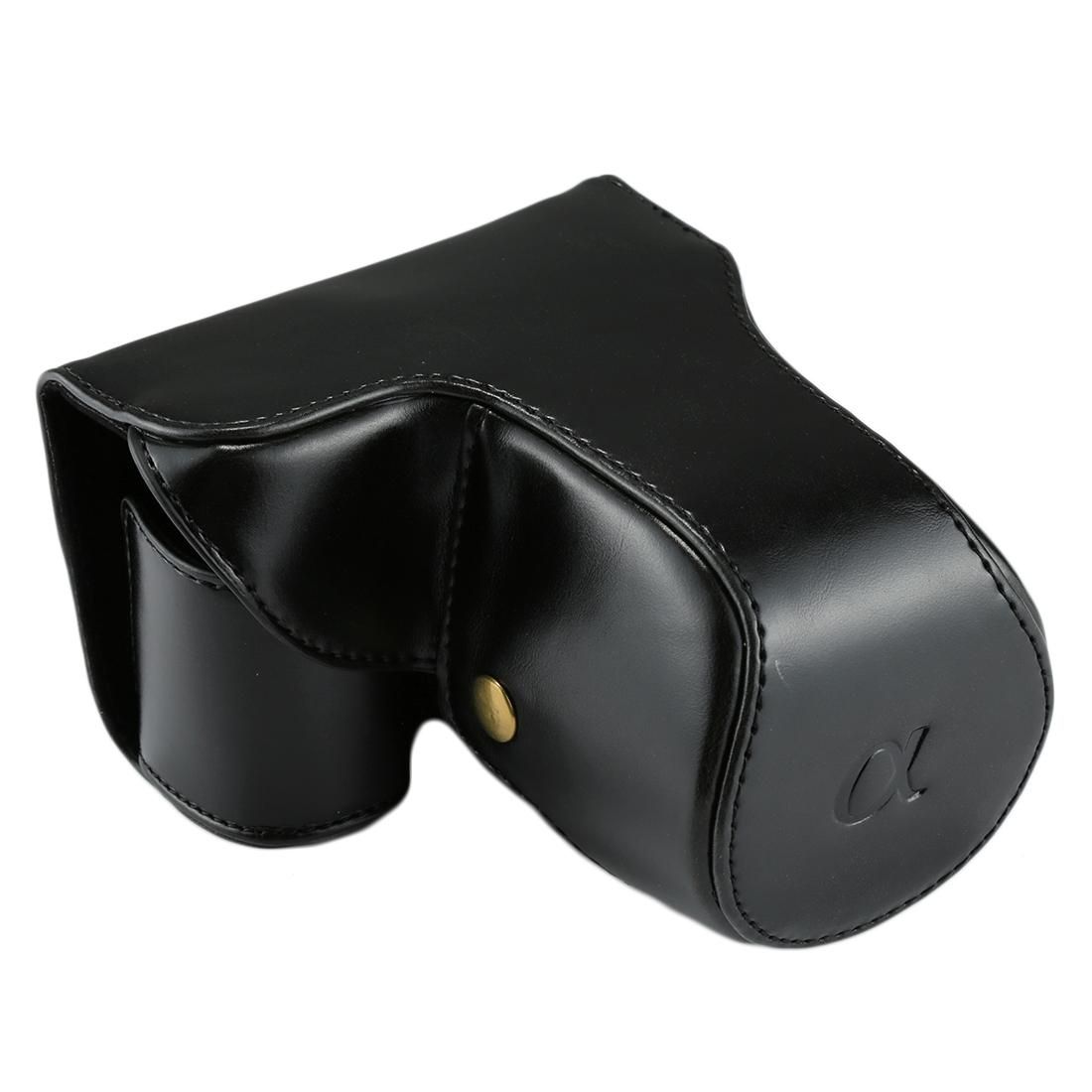 Full Body Camera PU Leather Case Bag with Strap for Sony NEX 7 / F3 (Brown)