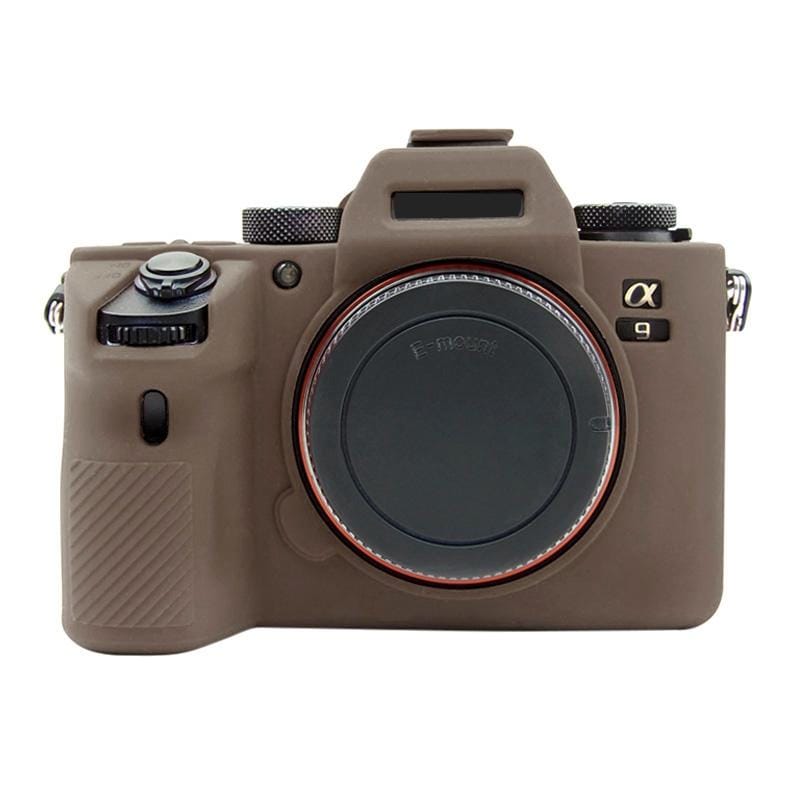 PULUZ Soft Silicone Protective Case for Sony A9  / A7 III/ A7R  III (Coffee)
