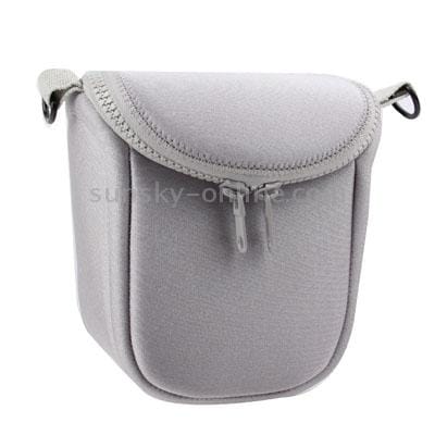 Soft Neoprene Camera Cover Bag with Strap (LightGray)