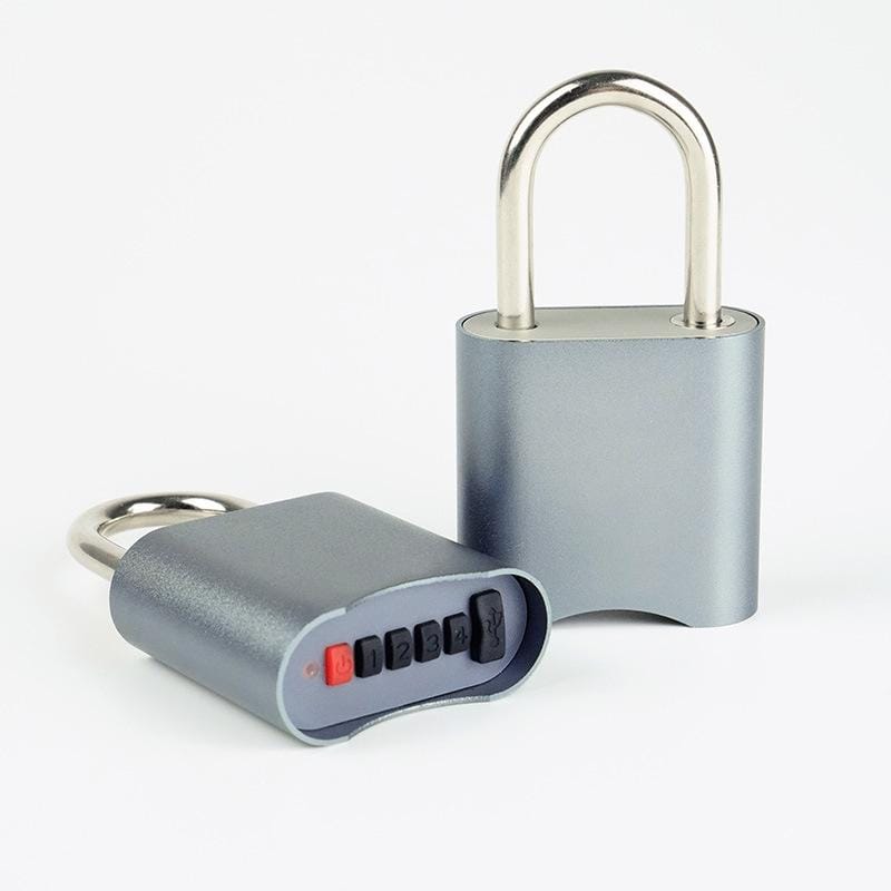 Smart USB Bluetooth Password Lock Padlock Warehouse Door Cabinet General Anti-Theft Lock