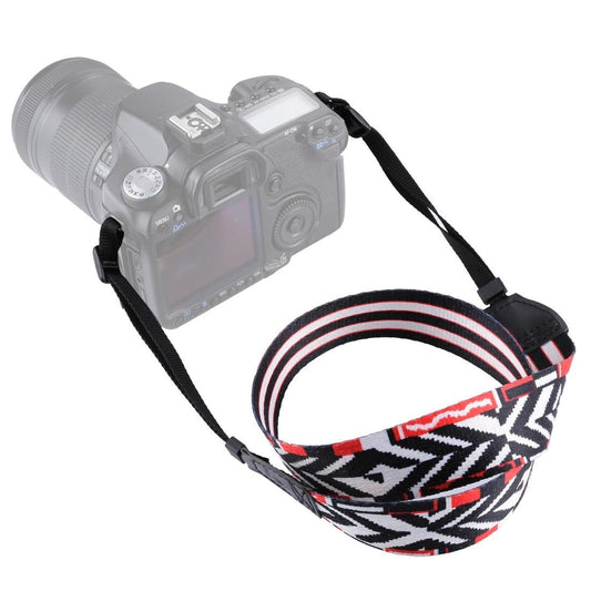 PULUZ Retro Ethnic Style Multi-color Series Butterflies Shoulder Neck Strap Camera Strap for SLR / DSLR Cameras (Style2)