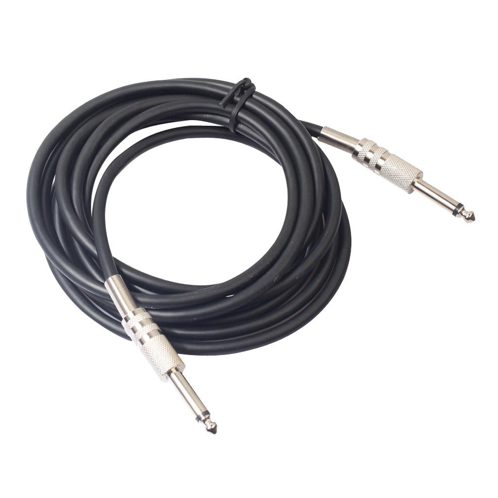 Instrument Cable 1/4inch Straight to Straight for Electric Guitar 1000cm