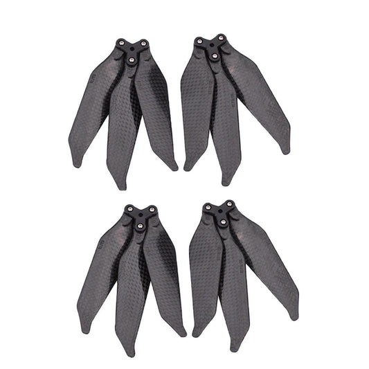 2 Pairs Low-Noise Full Carbon Fiber Propellers 3-Blade for DJI Mavic Pro