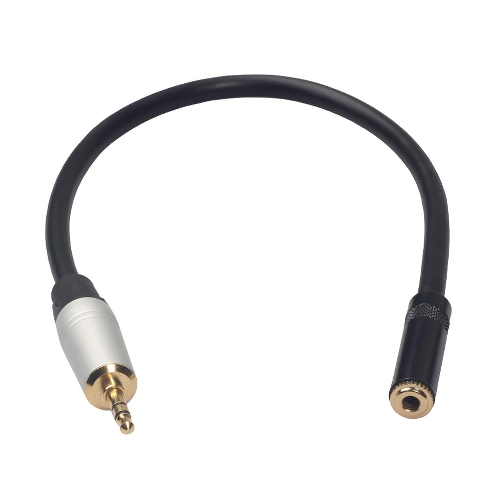 Audio Cable Cord Line 3.5mm Male to 3.5mm Female Connection Plug Adapter