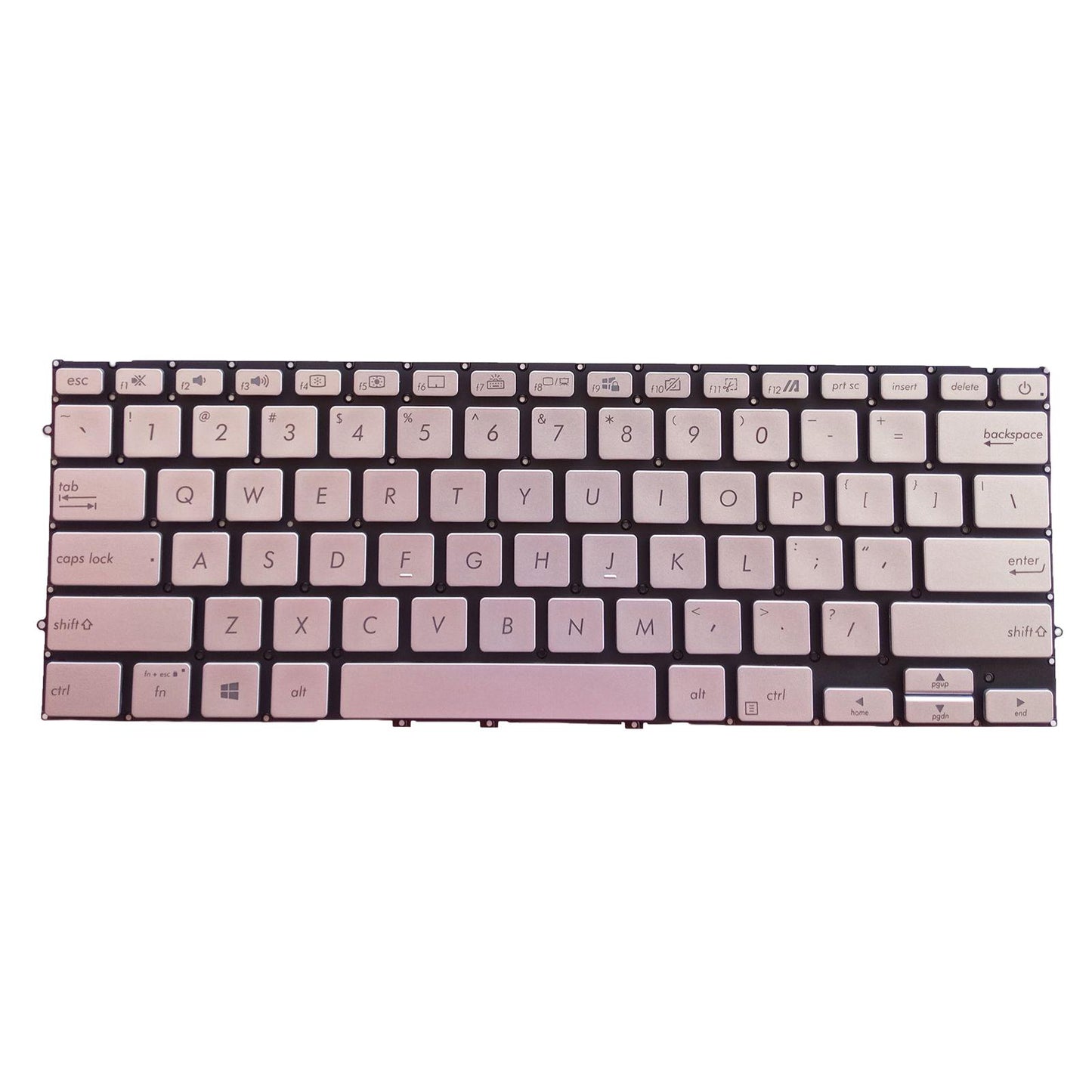 Replacement Keyboard US Accessories Replace Silver for 14 UX431