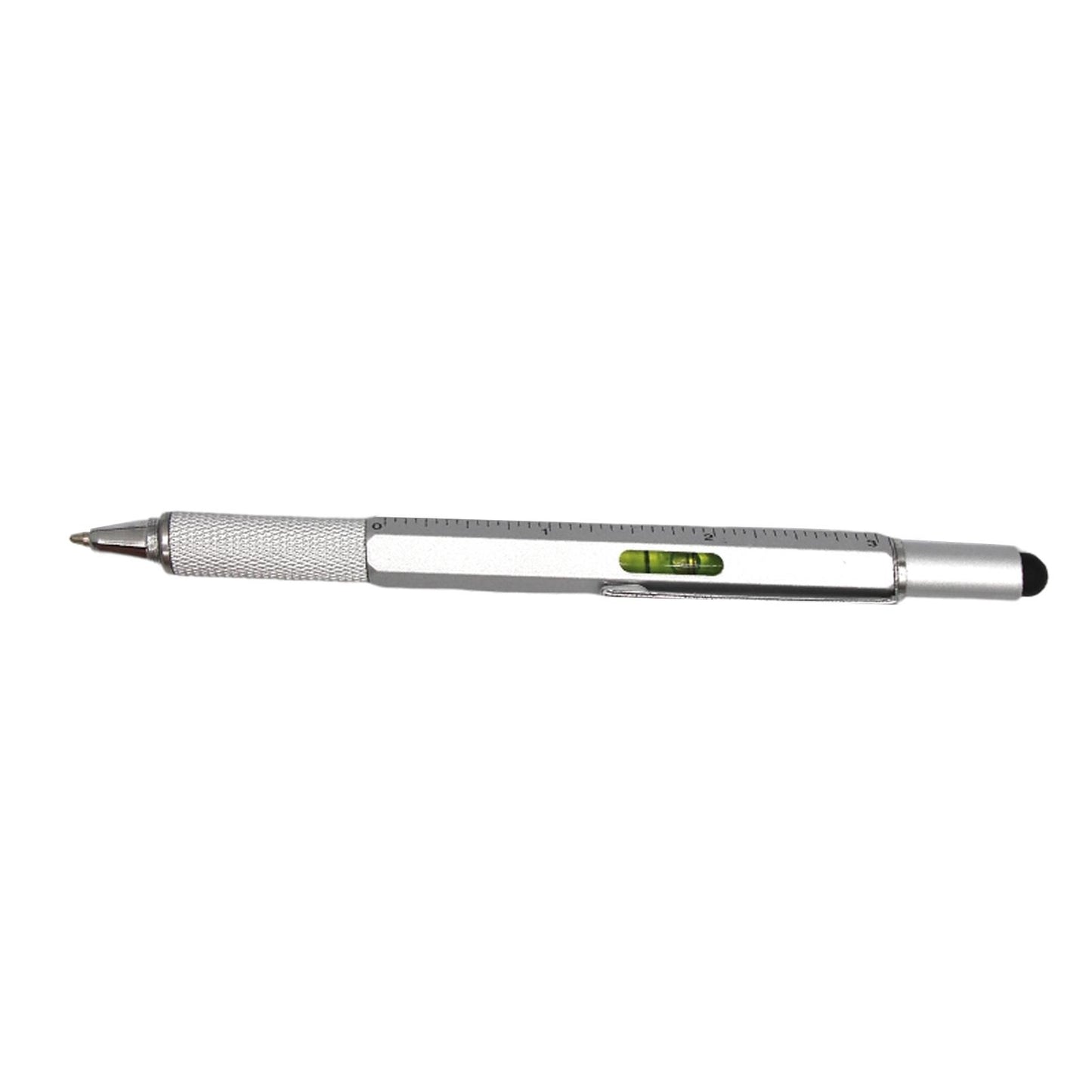 6 in 1 Touch Screen Pen Stylus Screwdriver for Tablets Cell Phones Silver