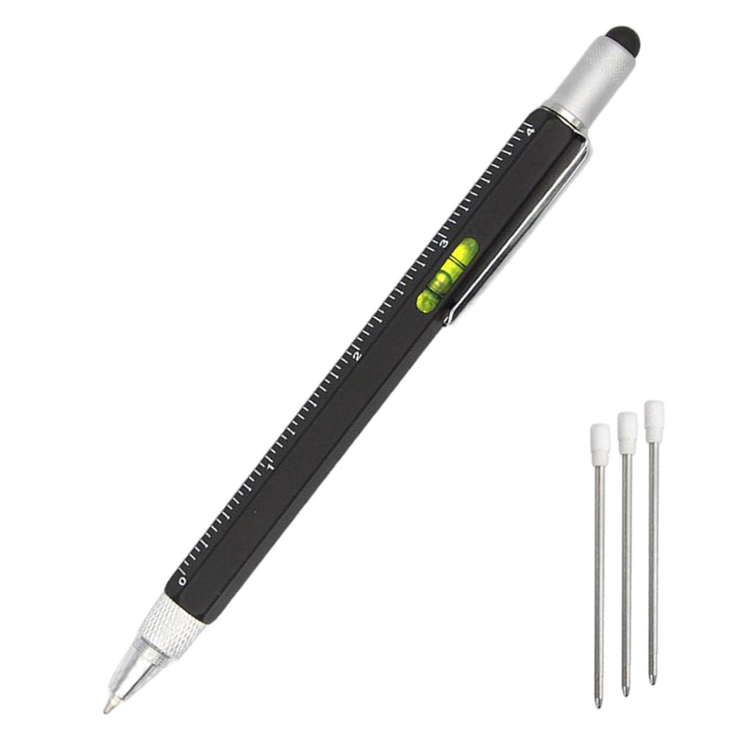 Multitool Pen Screwdriver Touch Screen Stylus Multifunctional Pen Black
