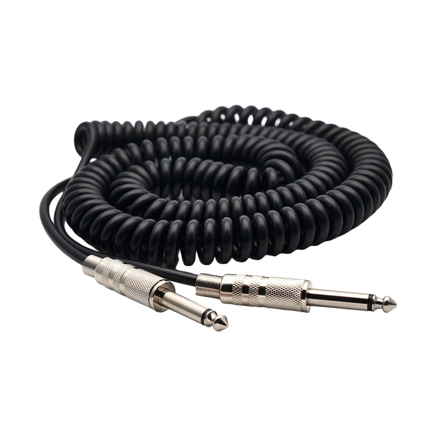 Guitar Spring Cable 6.5mm to 6.5mm Length 5M for Microphone Mixer