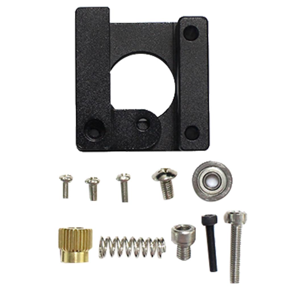 MK8 Aluminum Alloy Black Extruder 3D Printer Accessories DIY Kit Short Hand