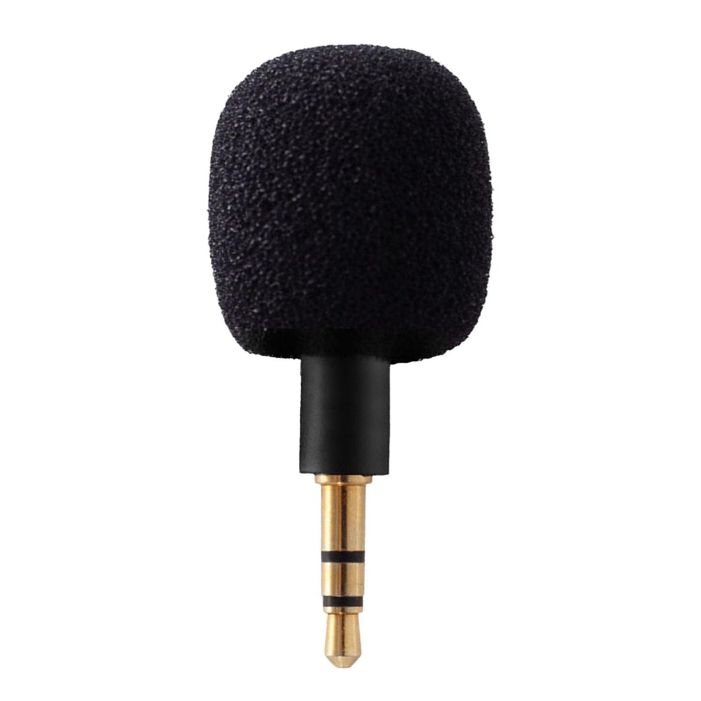 Mini Condenser Microphone Anti Interference for Cell Phone Black Three Level