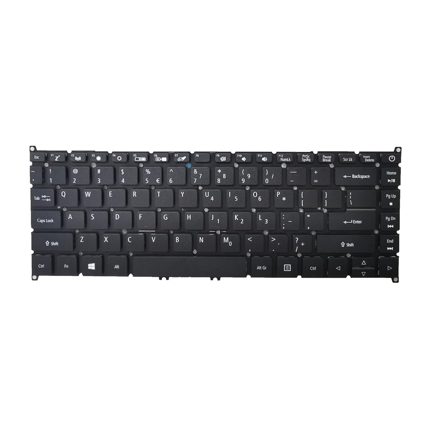 Laptop Keyboard US Layout Matte Durable for A314-41 Replacement Black