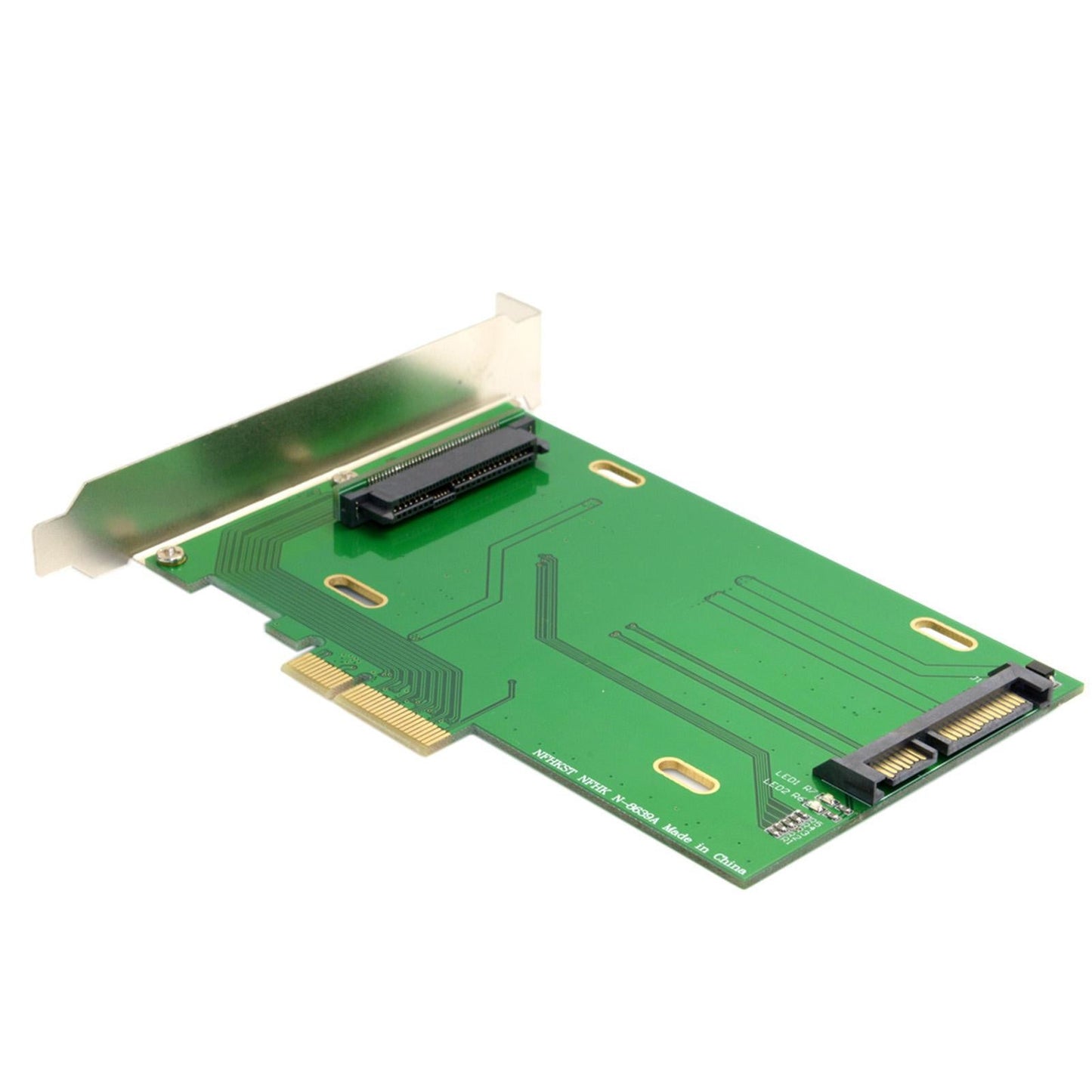 Plastic Mini Universal PCIe to U.2 Adapter PCI-E for Drive 750 NVMe PCIe SSD
