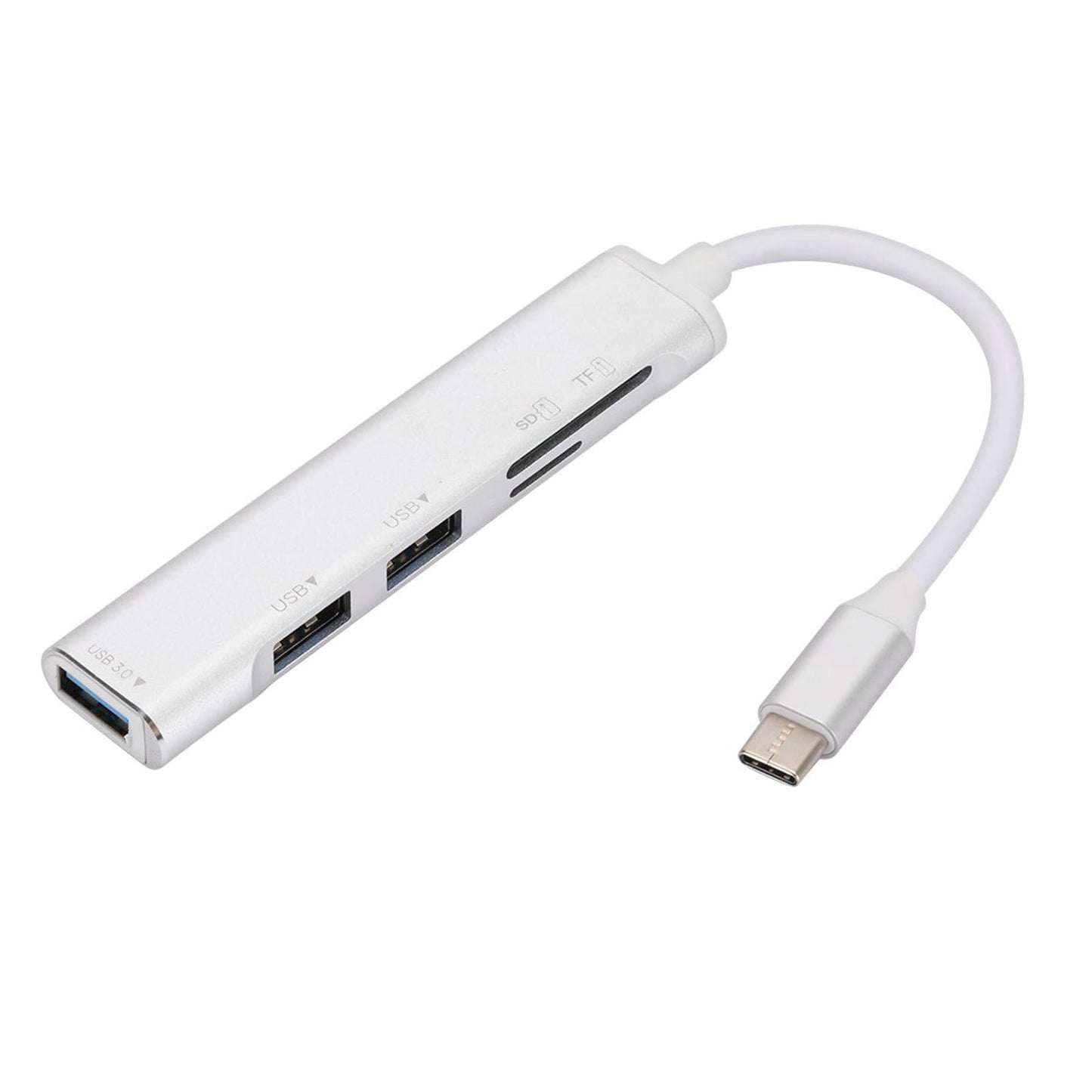 USB C Docking Station SD/TF Card Slots Portable Compact for Laptop Office