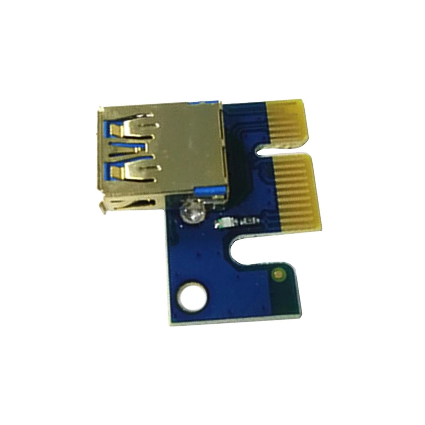 USB Graphics Card Riser Card PCI-E 1X To 16X Mining Adapter Accessory Blue