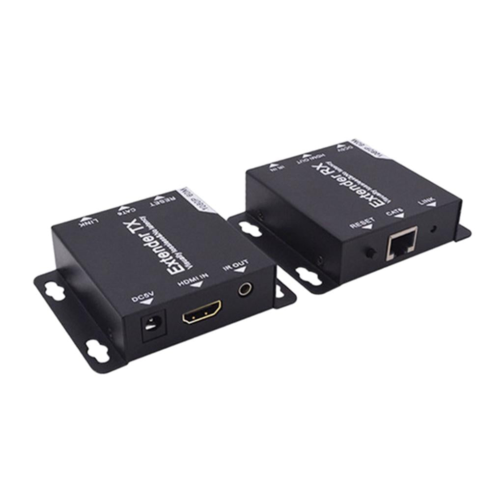 HDMI Extender Transmitter Receiver 60M Cat6 / 7 RJ45 Cable NO Power Supply