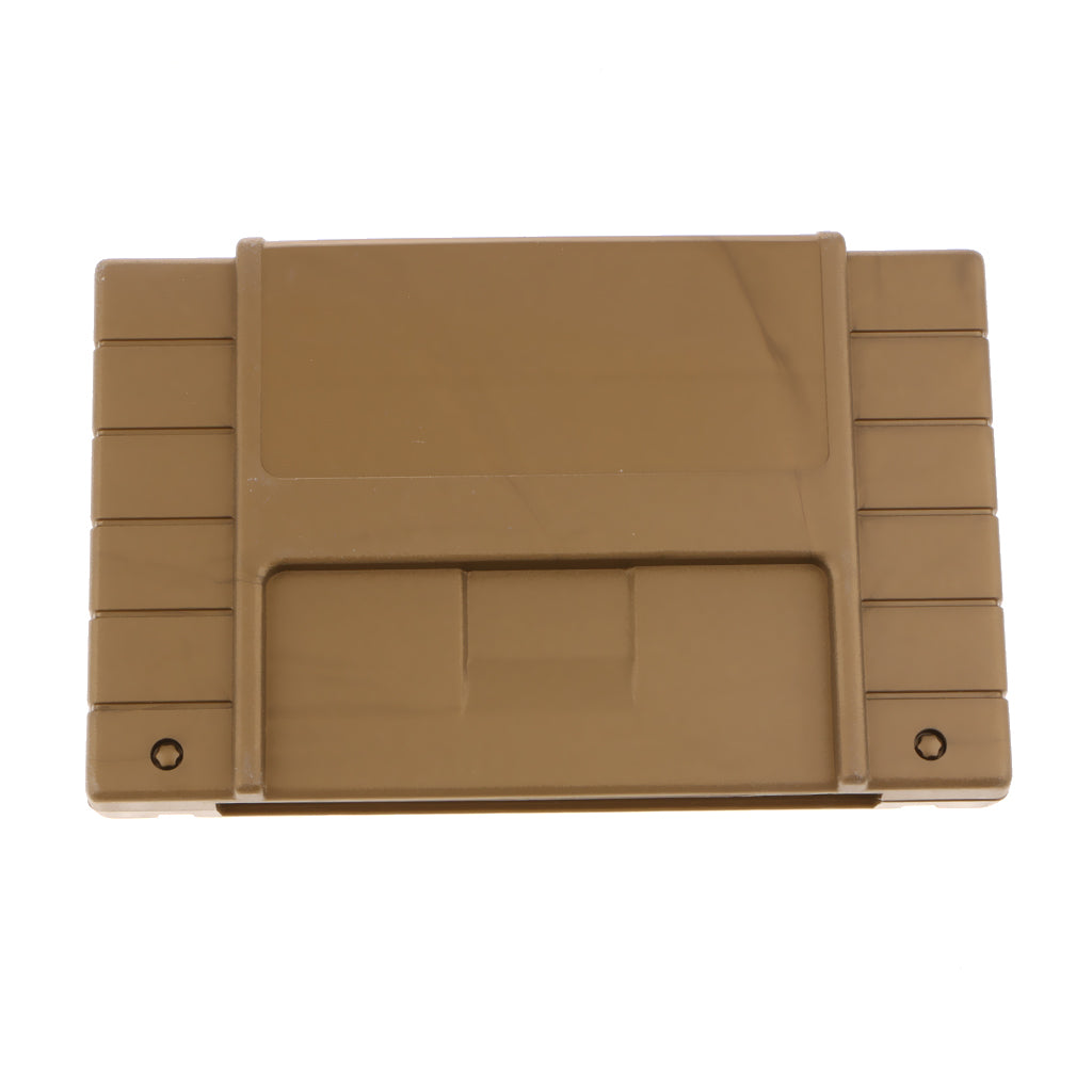 Video Game Cassette Shell Box for Super Nintendo Entertainment System Golden