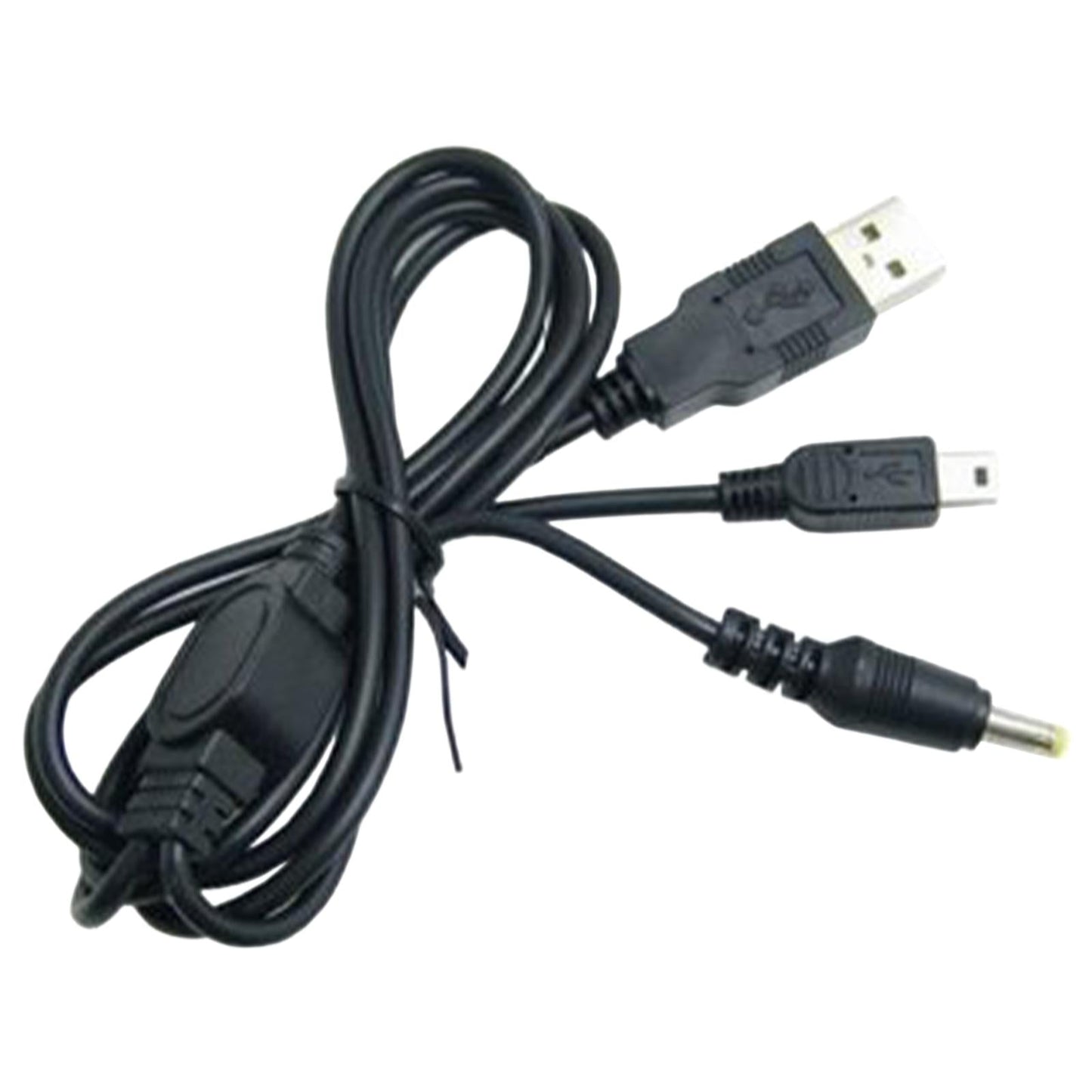 2 in 1 USB Charging High Speed Data Cable for Sony Psp 1000 2000 3000 Black
