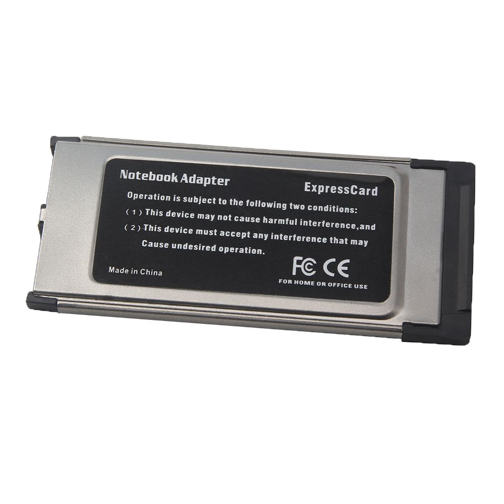 PCI-E PCI Express to 2 Port USB 3.0 34 mm Expresscard Card Converter Adapter