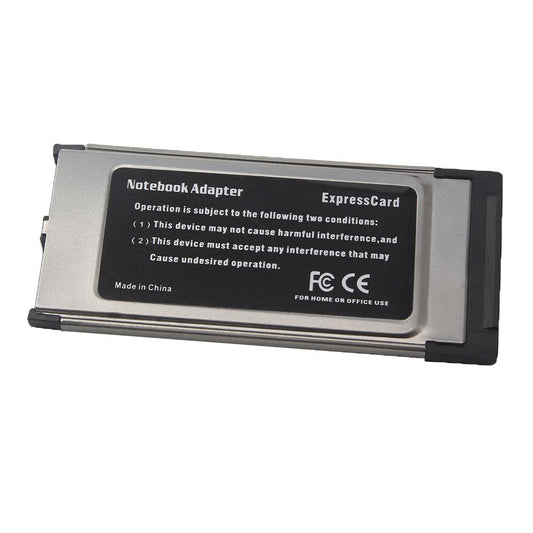 PCI-E PCI Express to 2 Port USB 3.0 34 mm Expresscard Card Converter Adapter