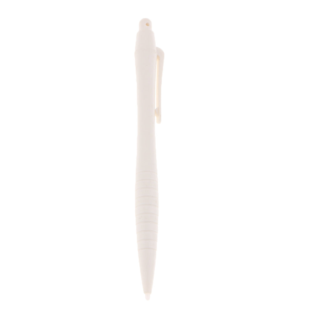Stylus Plastic Retractable Touch Pen for Nintendo WII U 3DS 3DSXL NDSL White