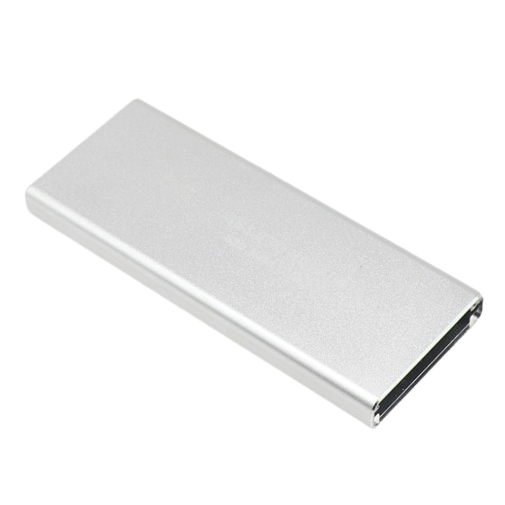 USB 3.0 to NGFF M.2 SSD Adapter Card External Case Enclosure Box Silver